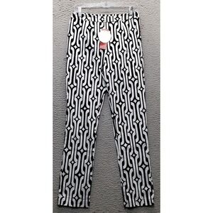 SAVA Desiree Leggings Womens Small Multi Patterned Stretch High Waist Seamless
